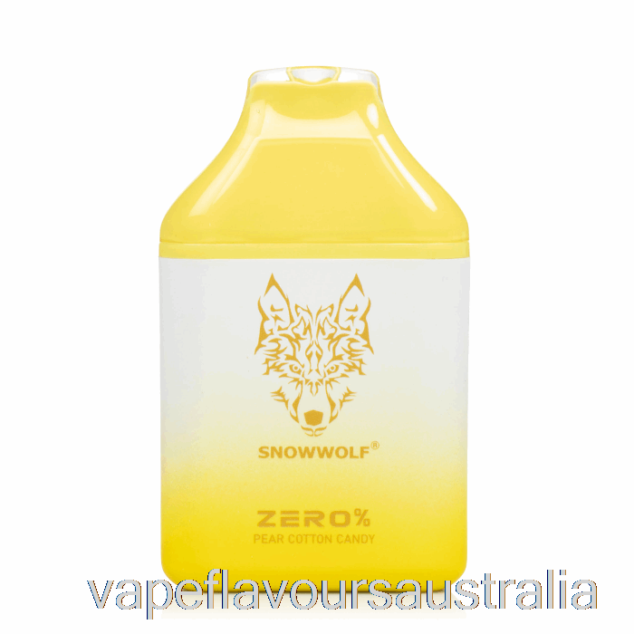 Vape Flavours Australia Snowwolf Zero 5500 0% Nicotine Free Disposable Pear Cotton Candy